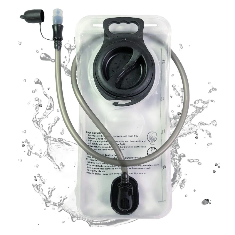 2L Hydration Bladder for Trail Running & Hiking - Portable Water Reservoir with Drinking Tube for Cycling & Trekking
2L Hydration Bladder for Trail Running & Hiking - Portable Water Reservoir with Drinking Tube for Cycling & Trekking