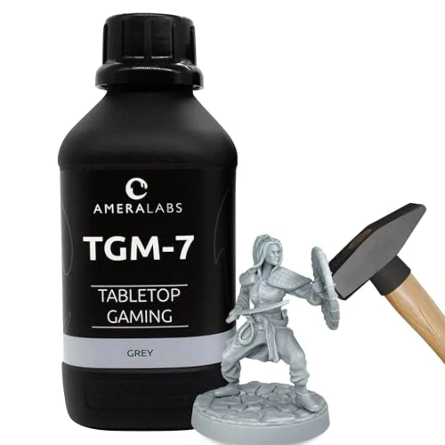 Tabletop wargaming miniatures resin grey tough high-resolution low-odor fast-curing 3D printing liquid for 4K/8K/12K LCD/DLP/SL
Tabletop wargaming miniatures resin grey tough high-resolution low-odor fast-curing 3D printing liquid for 4K/8K/12K LCD/DLP/SL