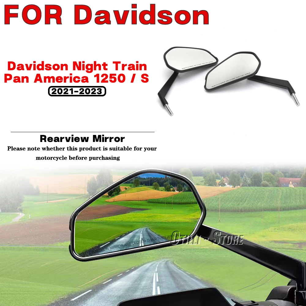 For Davidson Night Train / SPORTSTER S / Pan America 1250/S 2021-2023 Motorcycle modification accessories Rearview Mirrors
For Davidson Night Train / SPORTSTER S / Pan America 1250/S 2021-2023 Motorcycle modification accessories Rearview Mirrors