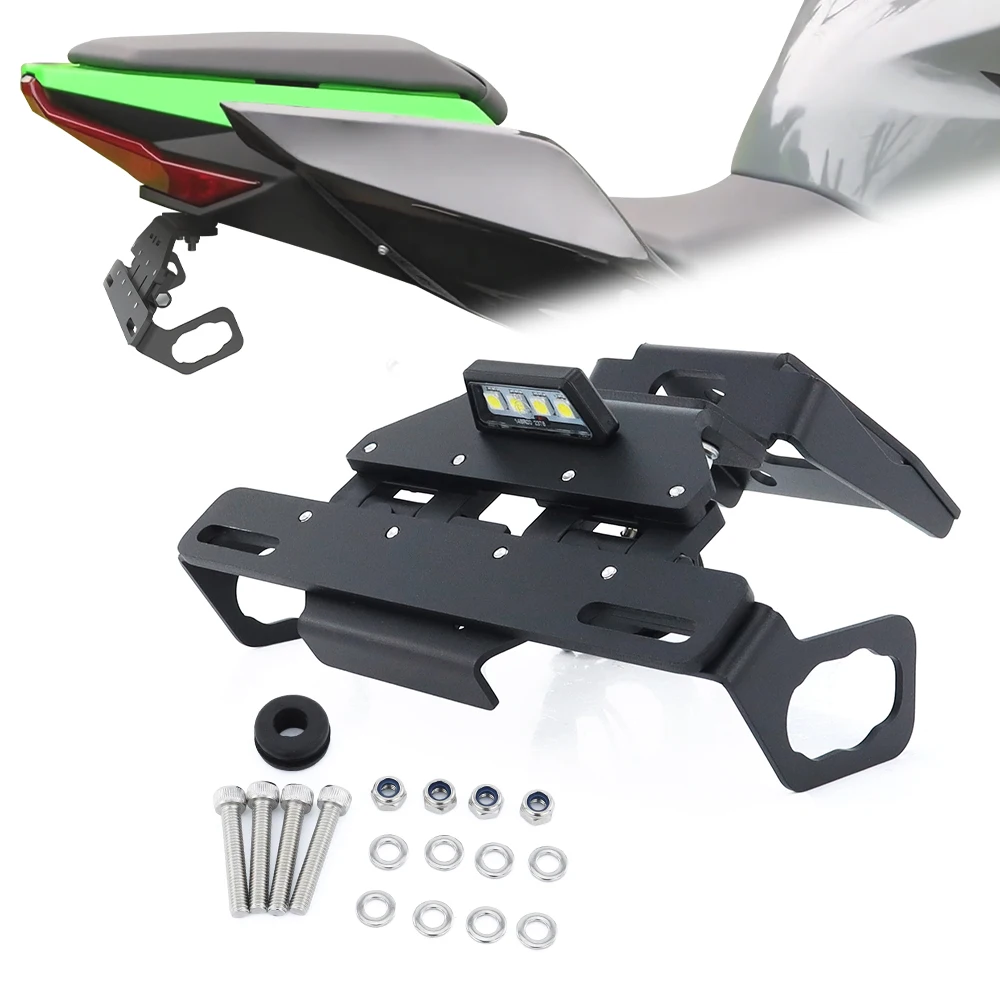 Motorcycle License Plate Holder Adjustable Rear Tail Tidy Fender Eliminator NINJA250 2018-2024 Z250 NINJA400 Z400 For KAWASAKI
Motorcycle License Plate Holder Adjustable Rear Tail Tidy Fender Eliminator NINJA250 2018-2024 Z250 NINJA400 Z400 For KAWASAKI