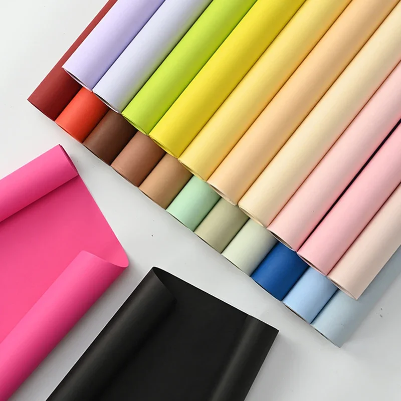 58CMx7.2 Meter Waterproof Flower Wrapping Paper Roll Solid Color Florist wrapping paper Matt Korean Flower Wrapping Materials
58CMx7.2 Meter Waterproof Flower Wrapping Paper Roll Solid Color Florist wrapping paper Matt Korean Flower Wrapping Materials
