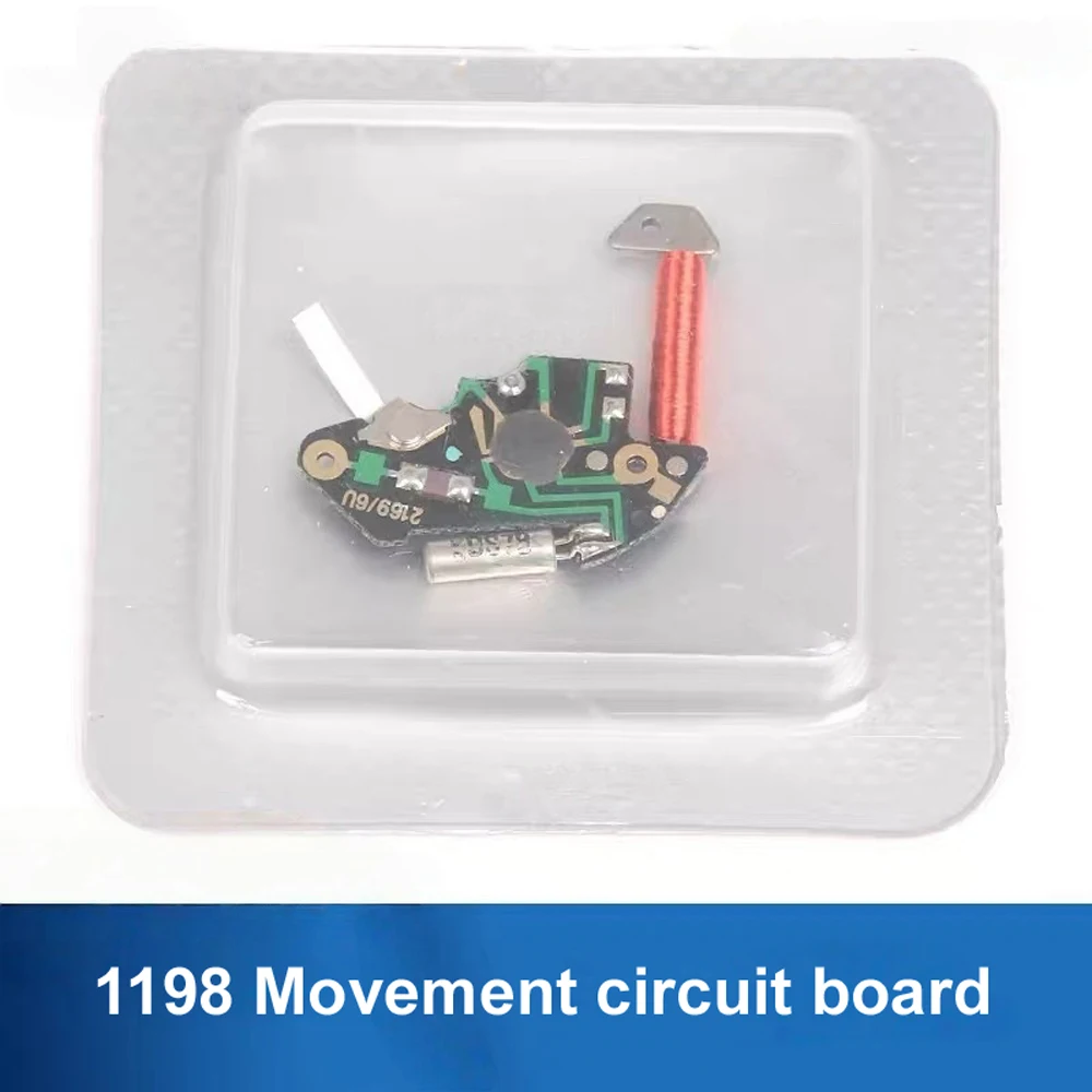 Швейцарская печатная плата для ISA 1198, кварцевый механизм, часть IC-платы
Швейцарская печатная плата для ISA 1198, кварцевый механизм, часть IC-платы