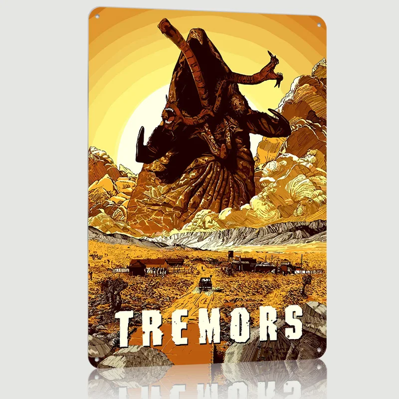 Tremors Movie Art Printed Poster Custom Wall Art Retro Vintage Metal Tin Signs for Room Bedroom Decoration Aesthetic Home Decor
Tremors Movie Art Printed Poster Custom Wall Art Retro Vintage Metal Tin Signs for Room Bedroom Decoration Aesthetic Home Decor