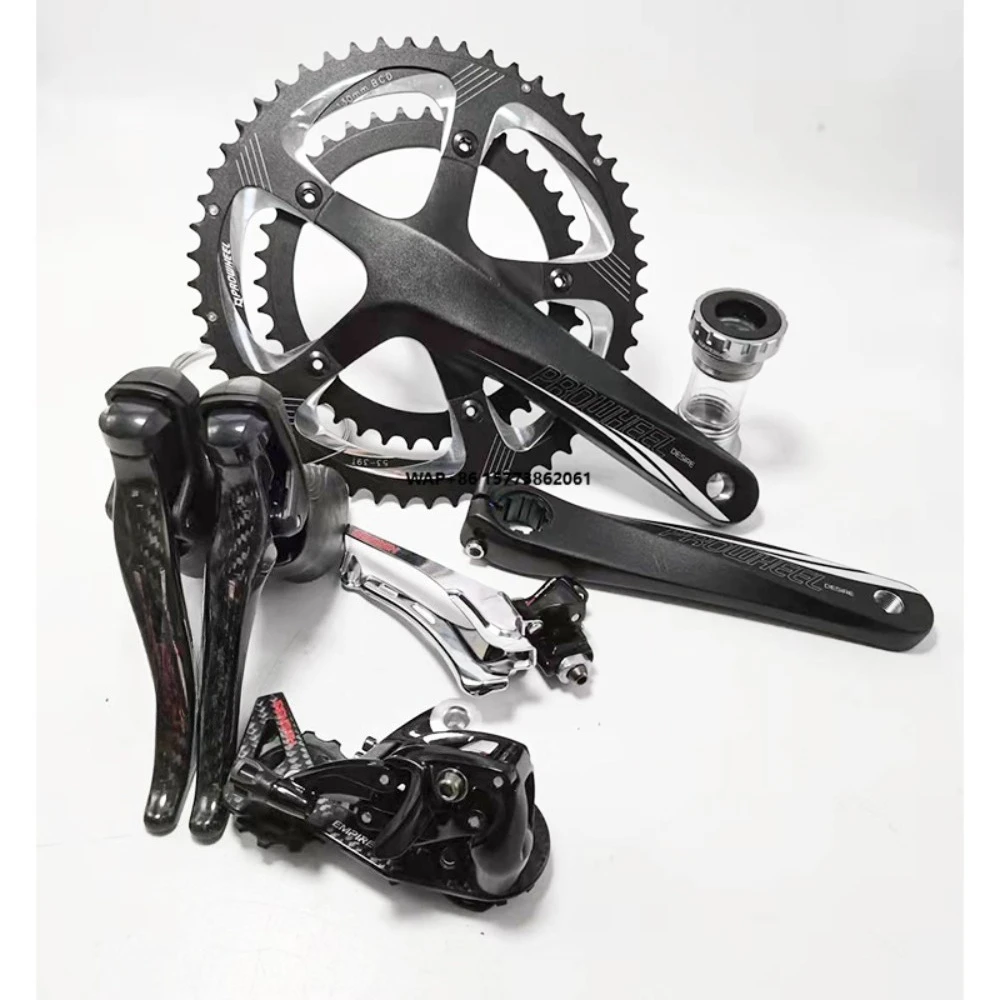 EMPIRE PRO Carbon Fiber 2x12 Speed Road Bike Shifter ,PROWHEEL Hollow Double Sprockets Crankset 53-39T R7000 6800 5800
EMPIRE PRO Carbon Fiber 2x12 Speed Road Bike Shifter ,PROWHEEL Hollow Double Sprockets Crankset 53-39T R7000 6800 5800