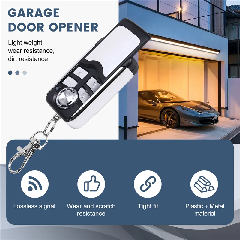 5Pcs Pack 4 Button Garage Door Remote Control Gate Remote Control 868Mhz Gate Opener For HORMANN HSE4-868-BS
5Pcs Pack 4 Button Garage Door Remote Control Gate Remote Control 868Mhz Gate Opener For HORMANN HSE4-868-BS