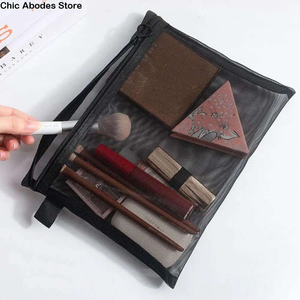 Portable Large Capacity Mesh Cosmetic Bag Zipper Bag Square Bag Makeup Bag Lipstick Bag Wash Pouch Cosmetic Cases Girl
Portable Large Capacity Mesh Cosmetic Bag Zipper Bag Square Bag Makeup Bag Lipstick Bag Wash Pouch Cosmetic Cases Girl