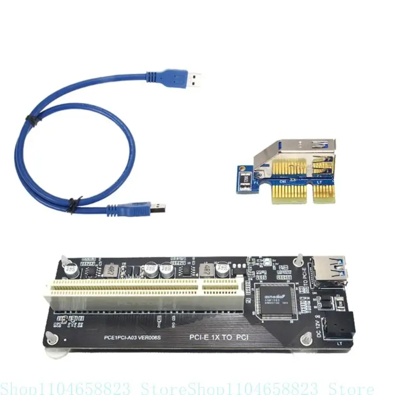 PCI-E to DUAL PCI Adapter Card PCI-E 1× Compatible 1x4x8×16x Adapter Converter Support DC12V Strengthen Power Supply
PCI-E to DUAL PCI Adapter Card PCI-E 1× Compatible 1x4x8×16x Adapter Converter Support DC12V Strengthen Power Supply