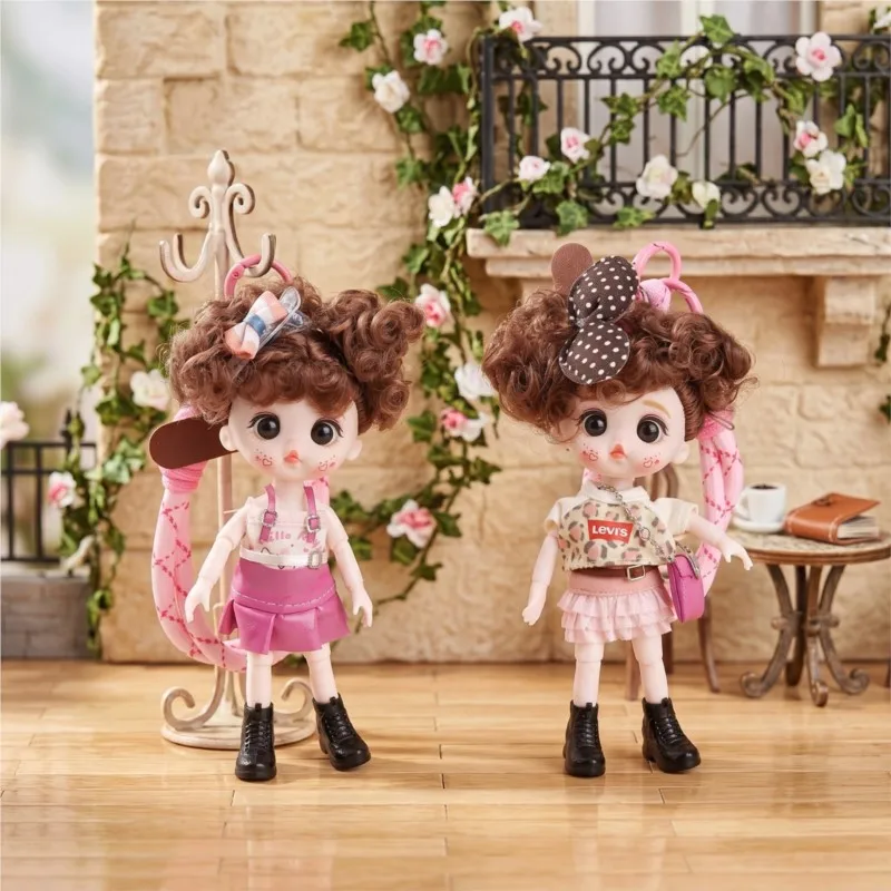 14cm Fashion Doll With Clothes Joint Movable Round Face Girl Toy Doll Big Eyes Dress-up Dolls Toys Phone Decoration Bag Charms
14cm Fashion Doll With Clothes Joint Movable Round Face Girl Toy Doll Big Eyes Dress-up Dolls Toys Phone Decoration Bag Charms