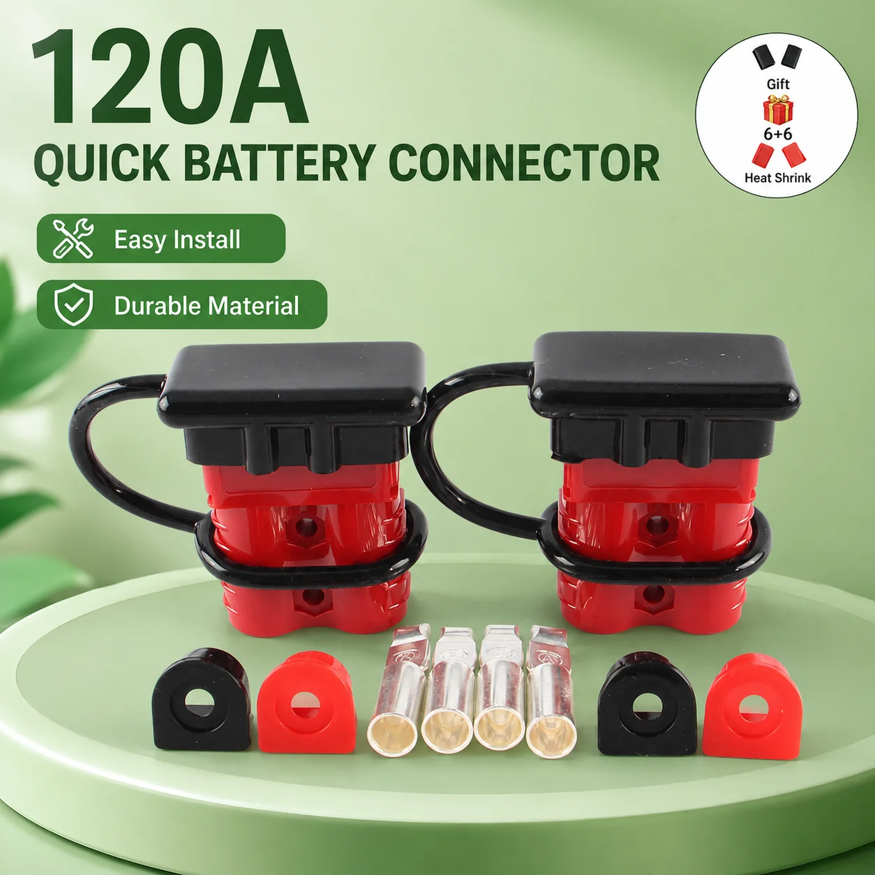 120A Soft Dust Cap High Current Car Forklift Quick Connect Disconnect Battery Charging Connector Plug Kit With Sealing Plug
120A Soft Dust Cap High Current Car Forklift Quick Connect Disconnect Battery Charging Connector Plug Kit With Sealing Plug