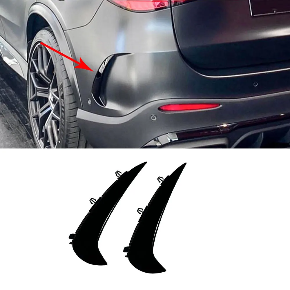 ABS Car Rear Bumper Vent Spoiler Trims Splitter Canard Trim Decor For Mercedes Benz GLC Class X254 GLC 260 300 GLC63 AMG 2023+
ABS Car Rear Bumper Vent Spoiler Trims Splitter Canard Trim Decor For Mercedes Benz GLC Class X254 GLC 260 300 GLC63 AMG 2023+