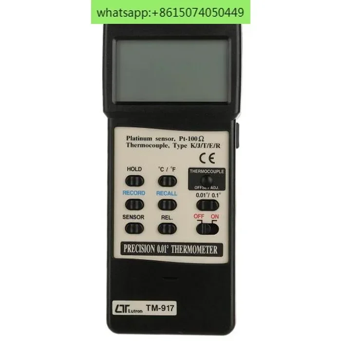 Тайвань LUTRON TM-917 высокоточный термометр и гигрометр двухканальный ручной термометр
Тайвань LUTRON TM-917 высокоточный термометр и гигрометр двухканальный ручной термометр