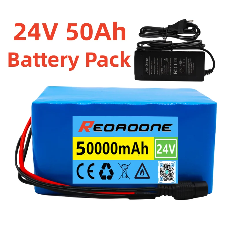 Литий-ионный аккумулятор 24 В, 50 Ач, 7S5P 18650, 29,4 в, 50000 мА · ч, для электрического велосипеда, мопеда/электроэнергии/бытовой аккумулятор + зарядное устройство 2 А
Литий-ионный аккумулятор 24 В, 50 Ач, 7S5P 18650, 29,4 в, 50000 мА · ч, для электрического велосипеда, мопеда/электроэнергии/бытовой аккумулятор + зарядное устройство 2 А