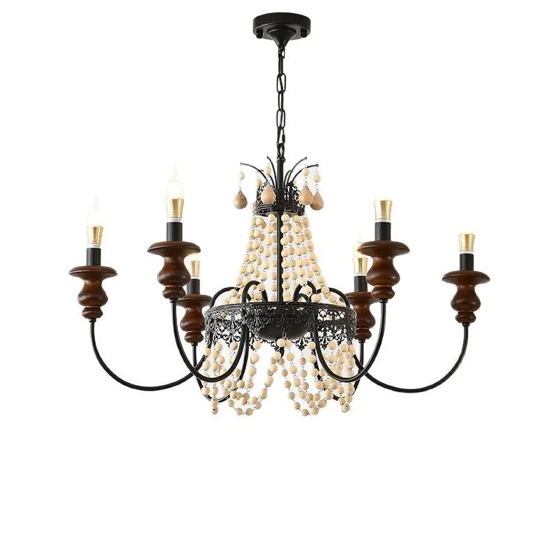 Vintage chandelier black high-end crystal living room light American antique restaurant bar counter bedroom study light
Vintage chandelier black high-end crystal living room light American antique restaurant bar counter bedroom study light