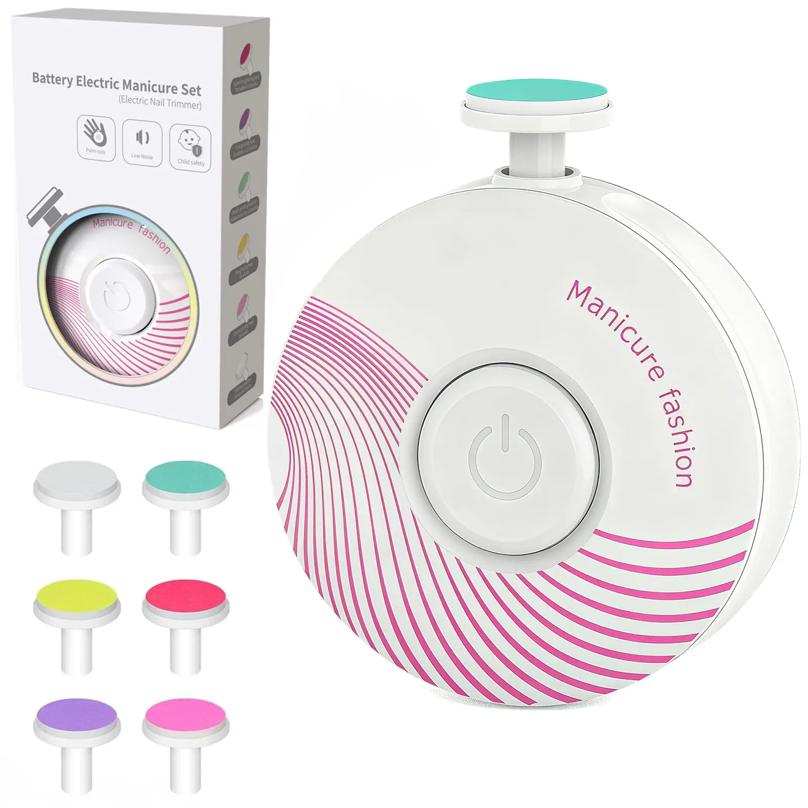 Электрический детский триммер для ногтей, детский набор инструментов для полировки ногтей, безопасная пилочка для ногтей с 6 шлифовальными головками для новорожденных и взрослых
Электрический детский триммер для ногтей, детский набор инструментов для полировки ногтей, безопасная пилочка для ногтей с 6 шлифовальными головками для новорожденных и взрослых