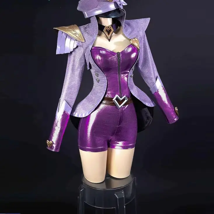 Игра LOL Popstar Ahri, карнавальный костюм, девятихвостая лиса, идол, певец, женская карнавальная форма на Хэллоуин, шляпа, юбка, реквизит, новый костюм
Игра LOL Popstar Ahri, карнавальный костюм, девятихвостая лиса, идол, певец, женская карнавальная форма на Хэллоуин, шляпа, юбка, реквизит, новый костюм