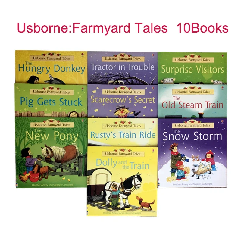 10 books/set 20x21cm Usborne Best Picture Books Children Baby famous Story English Farmyard Tales Series Farm story
10 books/set 20x21cm Usborne Best Picture Books Children Baby famous Story English Farmyard Tales Series Farm story