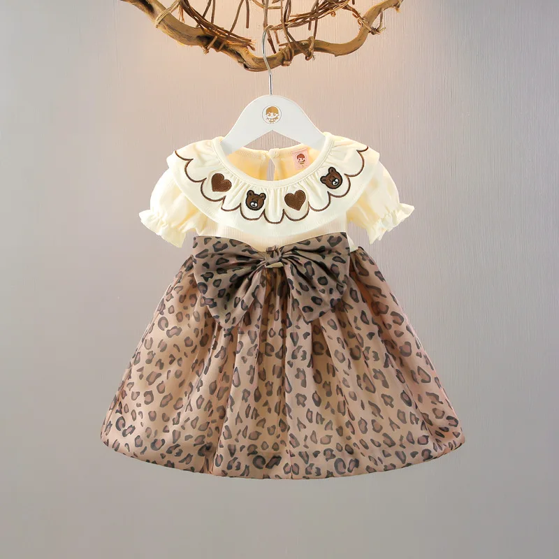 Baby Girl Leopard Print Dress, Summer Princess Dress, New Summer Outfit for Girls, Short Sleeved Gauze Skirt
Baby Girl Leopard Print Dress, Summer Princess Dress, New Summer Outfit for Girls, Short Sleeved Gauze Skirt