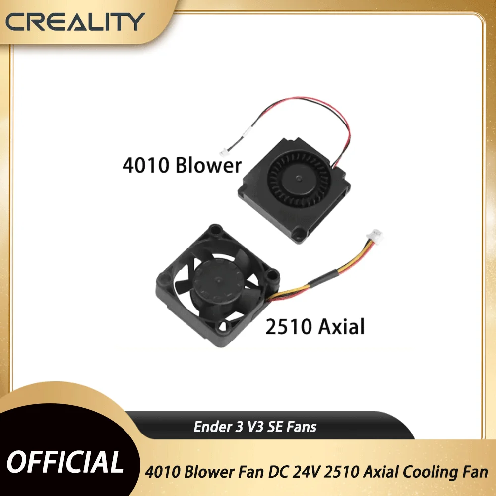 Creality Official Ender 3 V3 SE Fans, 4010 Blower Fan DC 24V 2510 Axial Cooling Fan for Ender3 V3 SE/Ender3 V3 KE 3D Printer par
Creality Official Ender 3 V3 SE Fans, 4010 Blower Fan DC 24V 2510 Axial Cooling Fan for Ender3 V3 SE/Ender3 V3 KE 3D Printer par