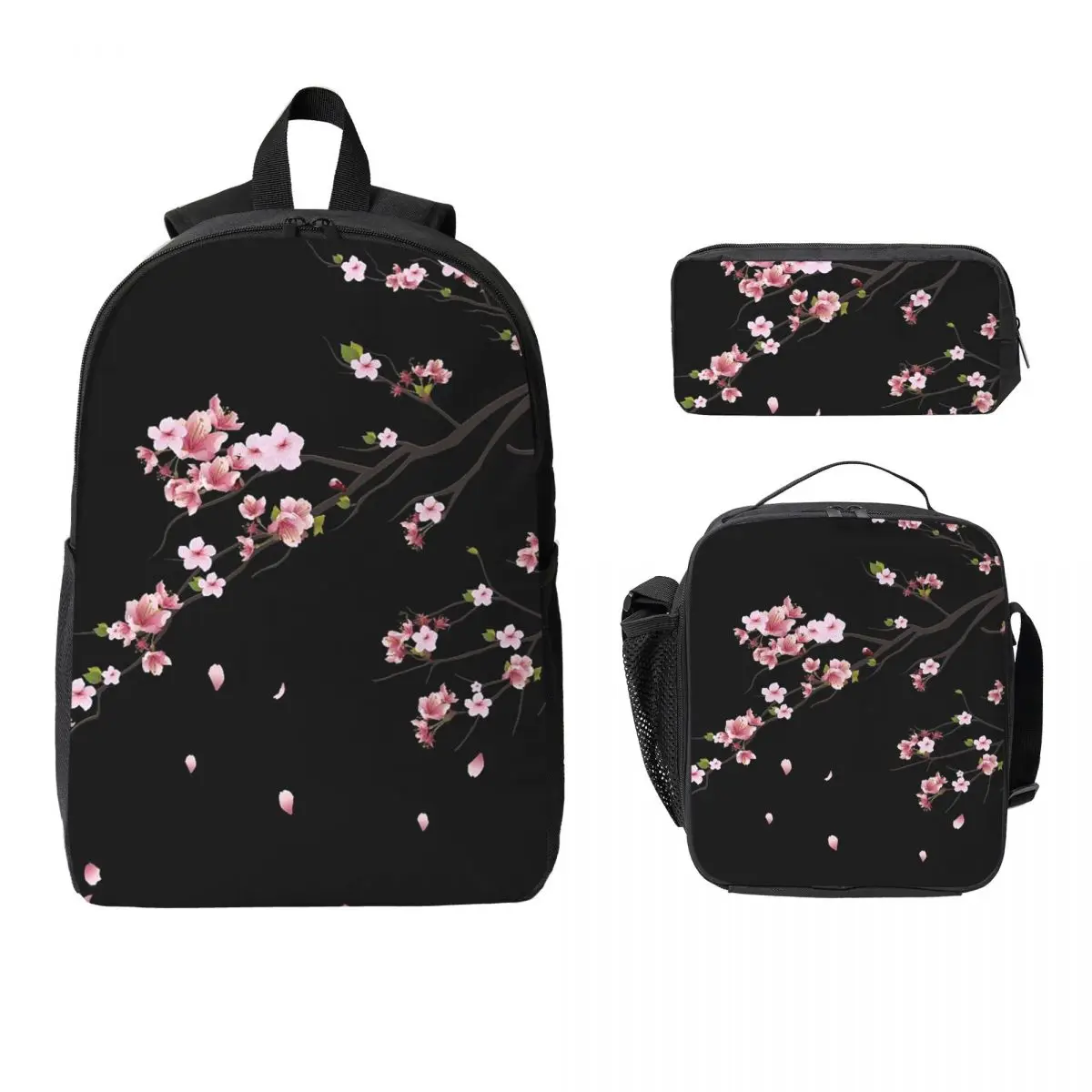 Japanese Sakura Cherry Blossoms Backpack Student BookBag School Bag Computer Shoulder Bags 3ps Insulated Lunch Bag Pencil Case
Japanese Sakura Cherry Blossoms Backpack Student BookBag School Bag Computer Shoulder Bags 3ps Insulated Lunch Bag Pencil Case