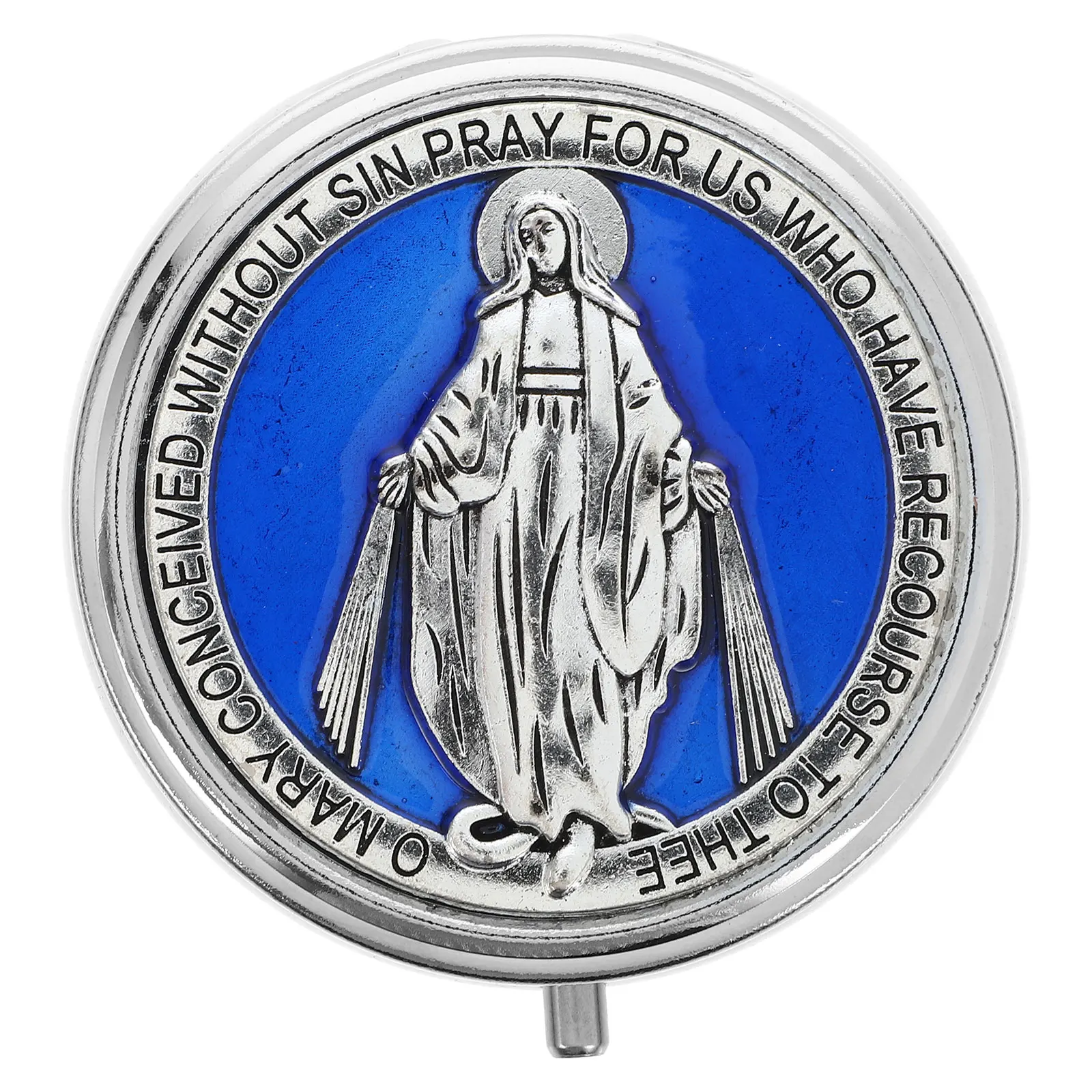 1pc Holy Eucharist Box Retro Jewelry Container Zinc Alloy Women Prayer Boxes Rings Necklaces Organizer Small Case Storage Gifts
1pc Holy Eucharist Box Retro Jewelry Container Zinc Alloy Women Prayer Boxes Rings Necklaces Organizer Small Case Storage Gifts