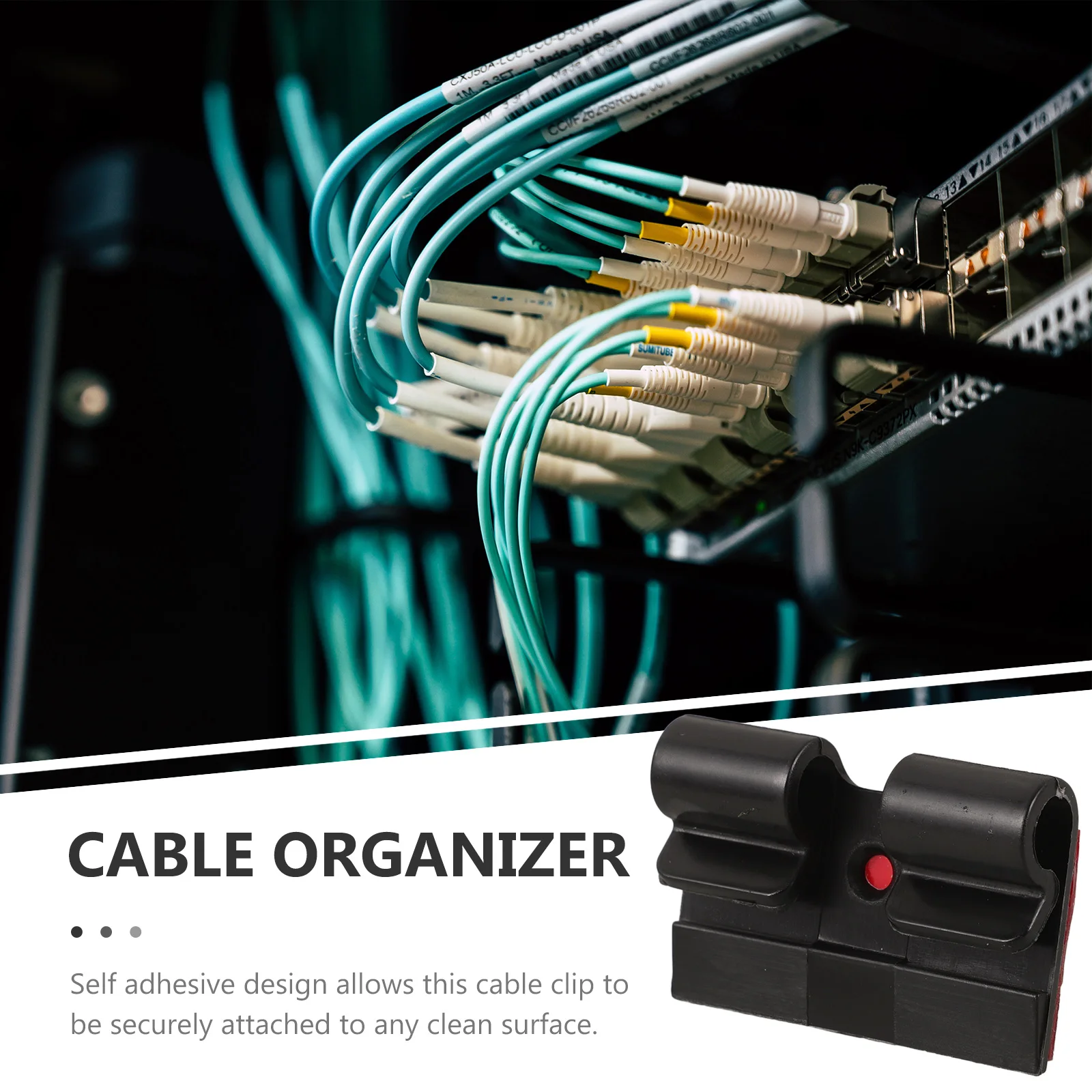 10pcs Cable Clips Wall Self-Adhesive Cord Organizers For Home Desktop Wire Management Holder Nylon Cable Clamps Cord Retainer
10pcs Cable Clips Wall Self-Adhesive Cord Organizers For Home Desktop Wire Management Holder Nylon Cable Clamps Cord Retainer