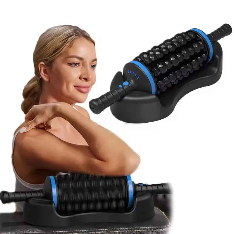 Cordless Roller Body Massage 360 Rolling Percussive Relief Muscle Relax Stress Massager Rechargeable Vibrators Fitness Shaping
Cordless Roller Body Massage 360 Rolling Percussive Relief Muscle Relax Stress Massager Rechargeable Vibrators Fitness Shaping