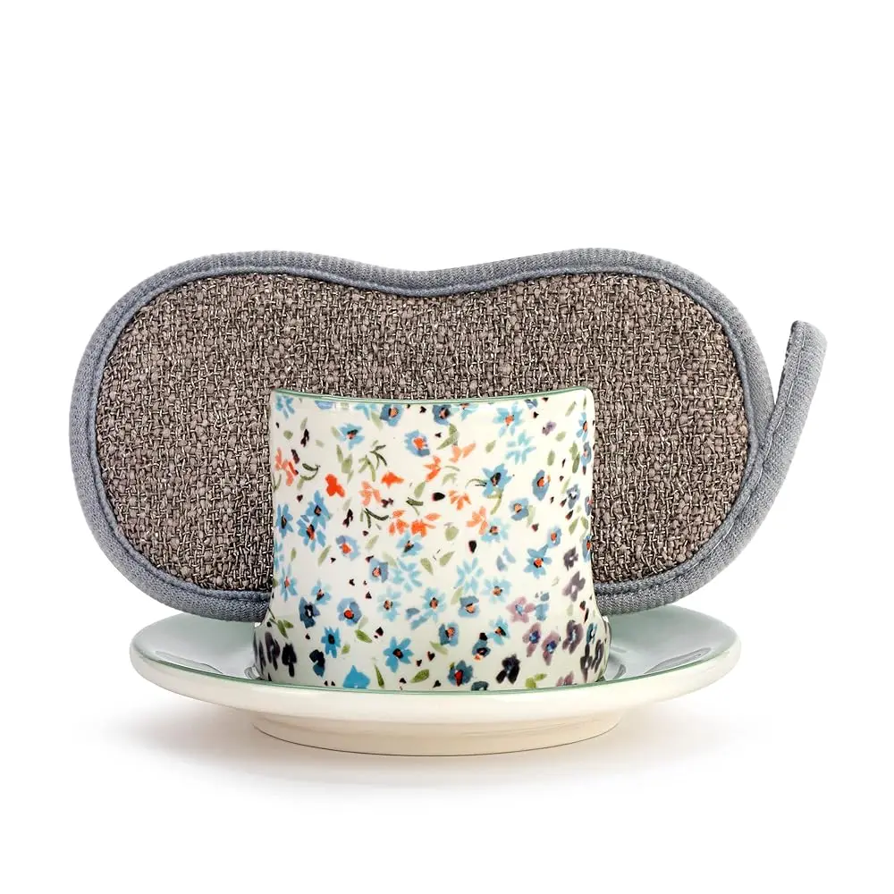 Free Shipping-Watercolor Tiny Floral Blue 6 x 3.5 Stoneware Kitchen Soap Dish with Sponge
Free Shipping-Watercolor Tiny Floral Blue 6 x 3.5 Stoneware Kitchen Soap Dish with Sponge