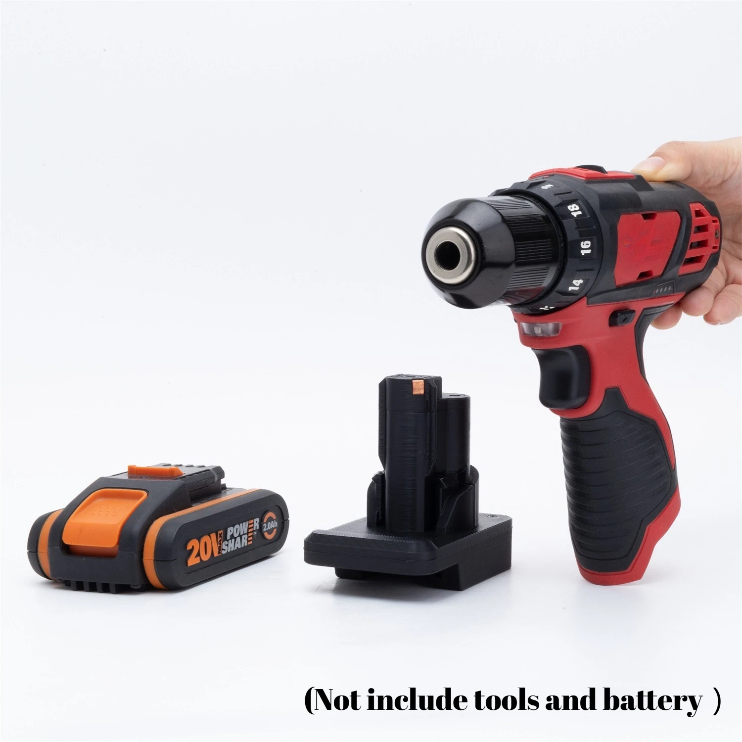 Adapter Converter for Worx 20V 4 PIN Lithium Battery to Milwaukee 12V Power Tool Accessory(Only Adapter)
Adapter Converter for Worx 20V 4 PIN Lithium Battery to Milwaukee 12V Power Tool Accessory(Only Adapter)