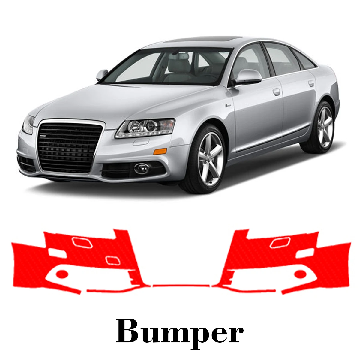 Car Precut Paint Protection Film Front Bumper Anti-scratch Exterior TPU PPF For Audi A6 S-Line 2009-2011
Car Precut Paint Protection Film Front Bumper Anti-scratch Exterior TPU PPF For Audi A6 S-Line 2009-2011