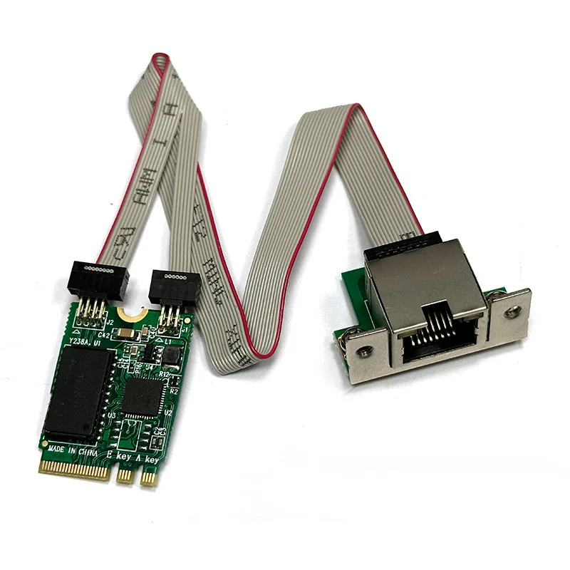 M2 RJ45 Network Adapter RTL8125BG Chip M.2 Gigabit Ethernet Network Card 2.5G/1000/100Mbps PCIE Bus Network Card
M2 RJ45 Network Adapter RTL8125BG Chip M.2 Gigabit Ethernet Network Card 2.5G/1000/100Mbps PCIE Bus Network Card