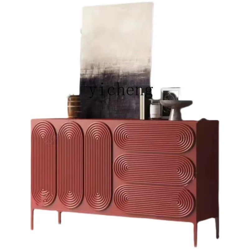 ZZTQH Simple Modern Light Luxury Creative Side Cabinet Minimalist Entry Entrance Cabinet Red Paint Tea Cabinet
ZZTQH Simple Modern Light Luxury Creative Side Cabinet Minimalist Entry Entrance Cabinet Red Paint Tea Cabinet