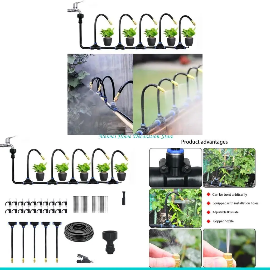 H7BF New Dripping Irrigation Kits Automatic Garden Watering System Quick Connectors
H7BF New Dripping Irrigation Kits Automatic Garden Watering System Quick Connectors