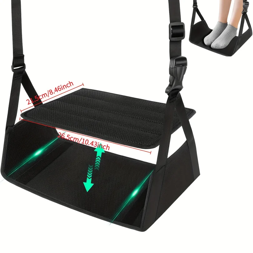 The 1PC travel rest hammock can be used to store office nap footrests, high-speed rail seat footrests, and airplane hammocks
The 1PC travel rest hammock can be used to store office nap footrests, high-speed rail seat footrests, and airplane hammocks