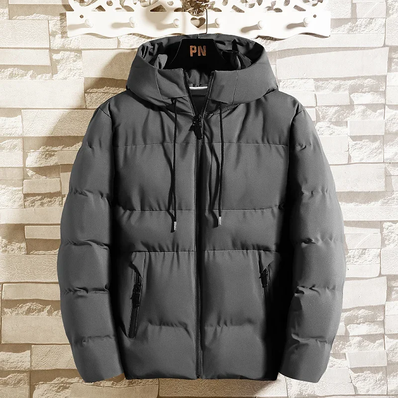 Cotton Padded Jacket Mens Winter Coat Casual Hooded Thick Warm Parkas Outwear Clothing
Cotton Padded Jacket Mens Winter Coat Casual Hooded Thick Warm Parkas Outwear Clothing