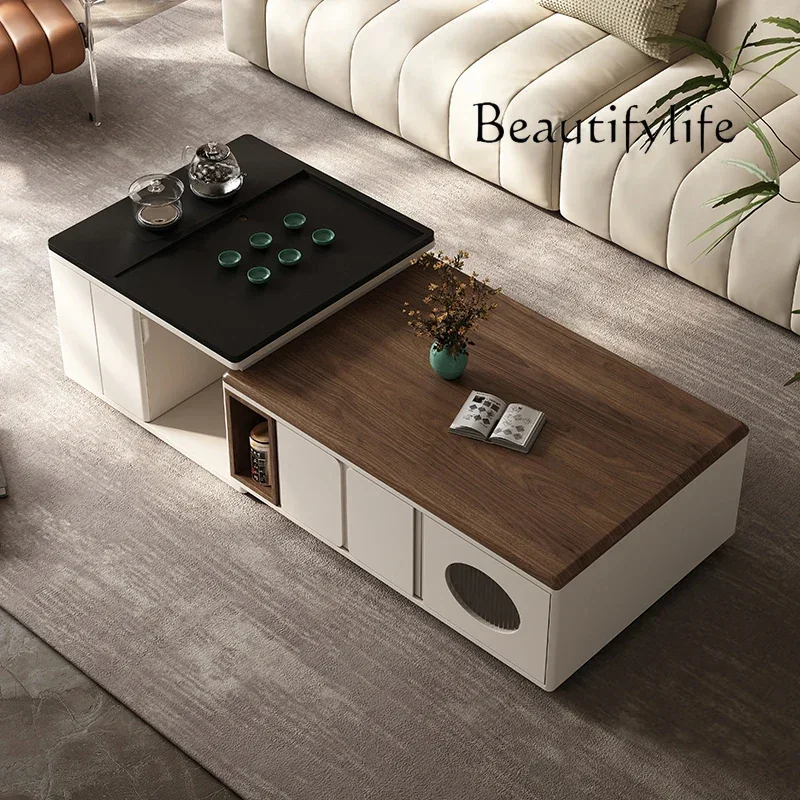 vV Coffee table tea integrated living room retractable kung fu small tea table household small apartment multi-functional tea ta
vV Coffee table tea integrated living room retractable kung fu small tea table household small apartment multi-functional tea ta