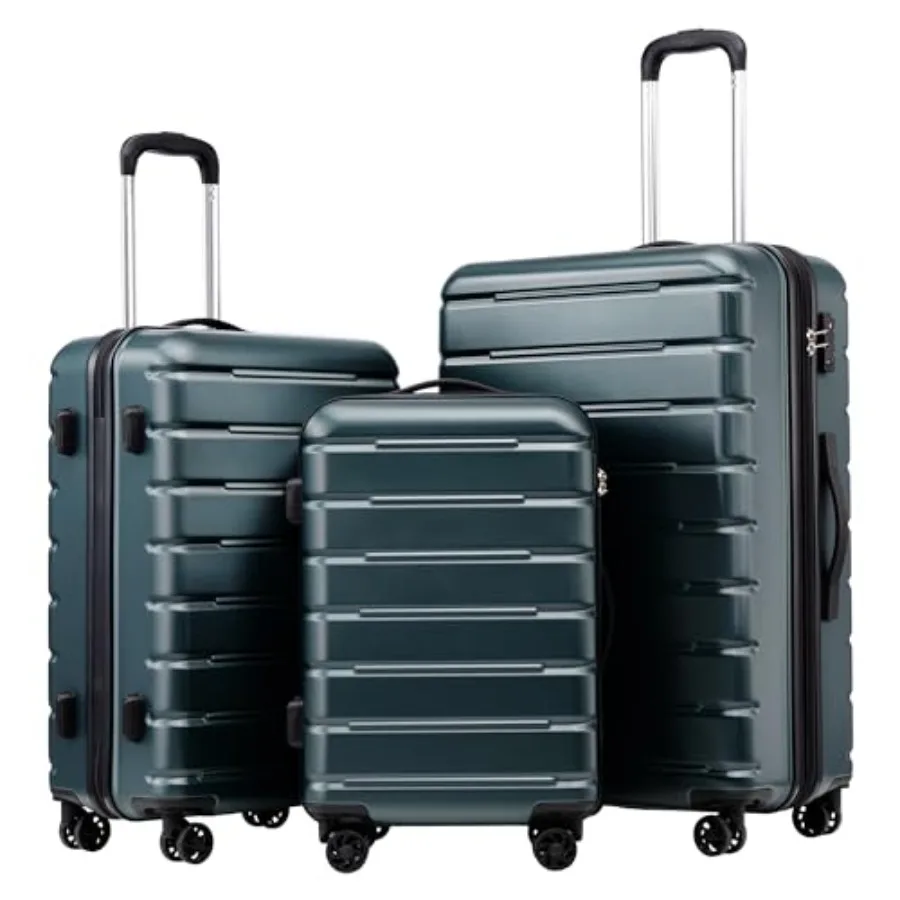 Coolife Luggage 3 Piece Set Suitcase Spinner ABS+PC Hardshell Lightweight TSA Lock USB Port 20in 24in 28in Carry on Expandable
Coolife Luggage 3 Piece Set Suitcase Spinner ABS+PC Hardshell Lightweight TSA Lock USB Port 20in 24in 28in Carry on Expandable
