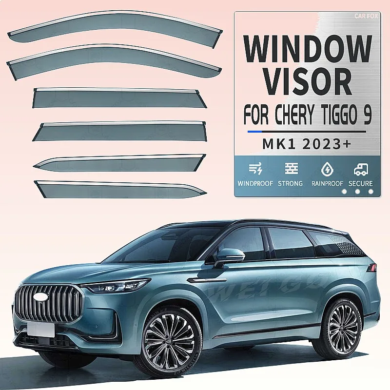 For Chery Tiggo 9 2023-2024 Car Window Visor Rain Sun Shade Side Window Awning Auto Accessories
For Chery Tiggo 9 2023-2024 Car Window Visor Rain Sun Shade Side Window Awning Auto Accessories