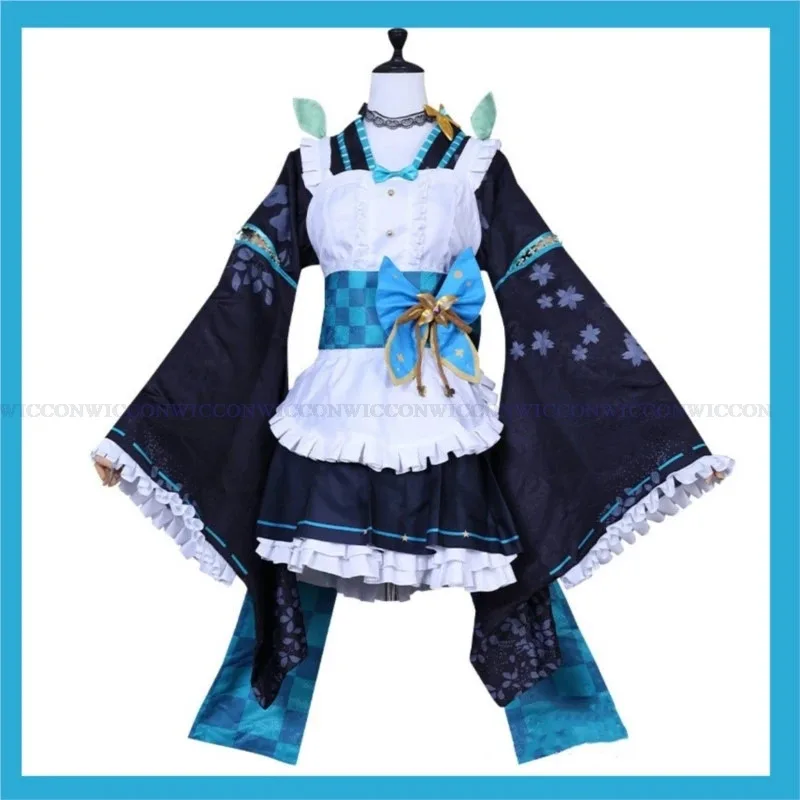Anime Virtual Idol Pomu Rainpuff Cosplay Costume NIJISANJI EN Lazulight Member Wig Maid Attire Lolita Woman Kawaii Party Suits;3
Anime Virtual Idol Pomu Rainpuff Cosplay Costume NIJISANJI EN Lazulight Member Wig Maid Attire Lolita Woman Kawaii Party Suits;3