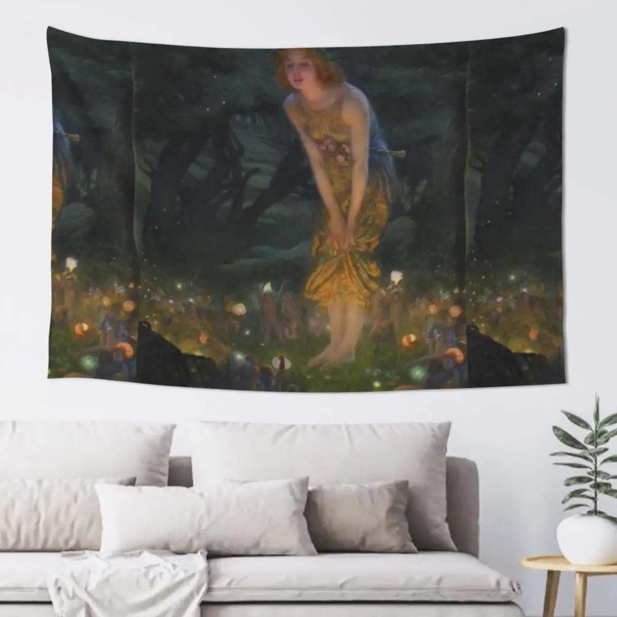 Edward Robert Hughes (1832–1908) Midsummer Eve, Tapestry Wall Coverings Wall Mural Tapestry
Edward Robert Hughes (1832–1908) Midsummer Eve, Tapestry Wall Coverings Wall Mural Tapestry