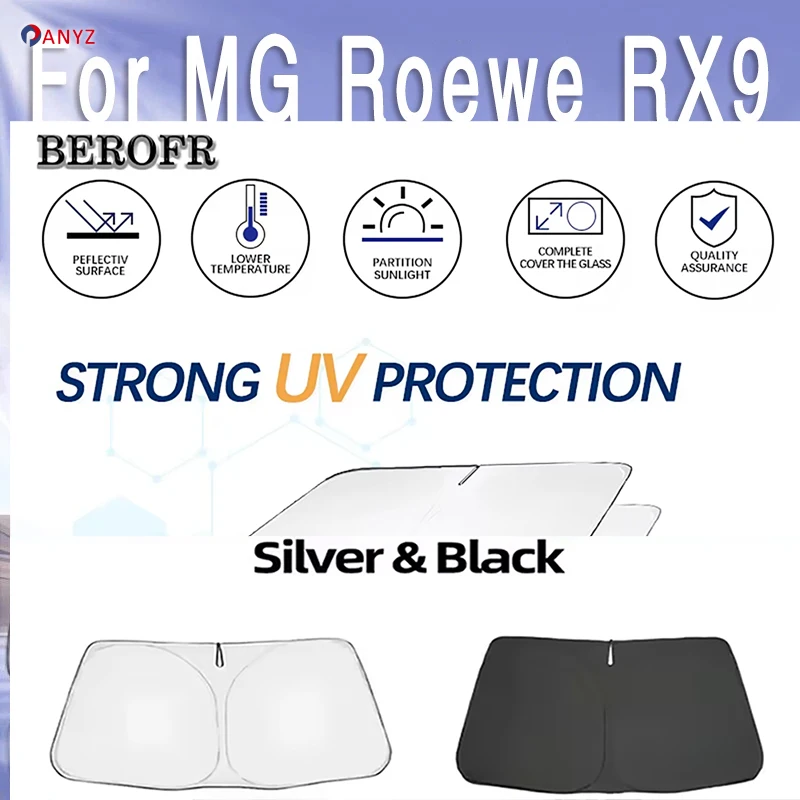 For MG Roewe RX9 2022 2023 2024 2025 Car Sun Visor Front Windshield Sunshade Heat Insulation Summer Colling Auto Accessories
For MG Roewe RX9 2022 2023 2024 2025 Car Sun Visor Front Windshield Sunshade Heat Insulation Summer Colling Auto Accessories