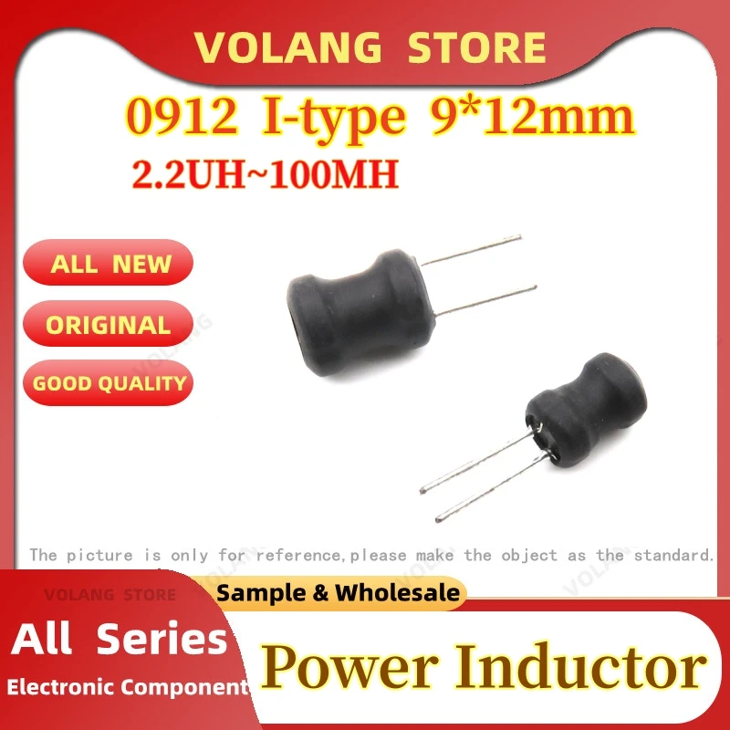 10Pcs 9*12mm DIP 0912 Power Inductor 2.2UH 4.7UH 15UH 22U 33U 47UH 68UH 100UH 150UH 220UH 330UH 470UH 680UH 1MH 3.3MH 10MH 100M
10Pcs 9*12mm DIP 0912 Power Inductor 2.2UH 4.7UH 15UH 22U 33U 47UH 68UH 100UH 150UH 220UH 330UH 470UH 680UH 1MH 3.3MH 10MH 100M