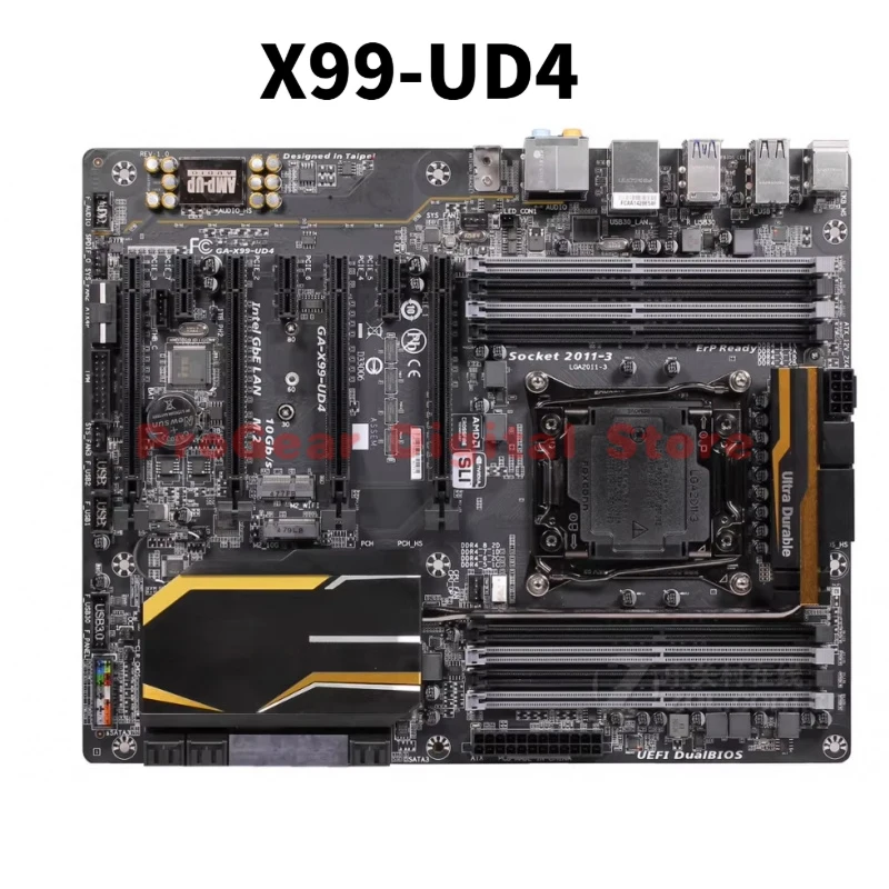 Материнская плата GIGABYTE X99-UD4 LGA2011-3 ATX DDR4, поддерживает процессоры Xeon V3/V4 и многокартовую графику
Материнская плата GIGABYTE X99-UD4 LGA2011-3 ATX DDR4, поддерживает процессоры Xeon V3/V4 и многокартовую графику