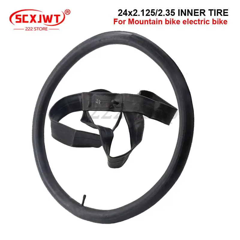 New Straight Mouth Bike Tire Cycling Tire 24x2.125/2.35 Rubber Tube Butyl rubber Bike Inner Tube High-quality
New Straight Mouth Bike Tire Cycling Tire 24x2.125/2.35 Rubber Tube Butyl rubber Bike Inner Tube High-quality