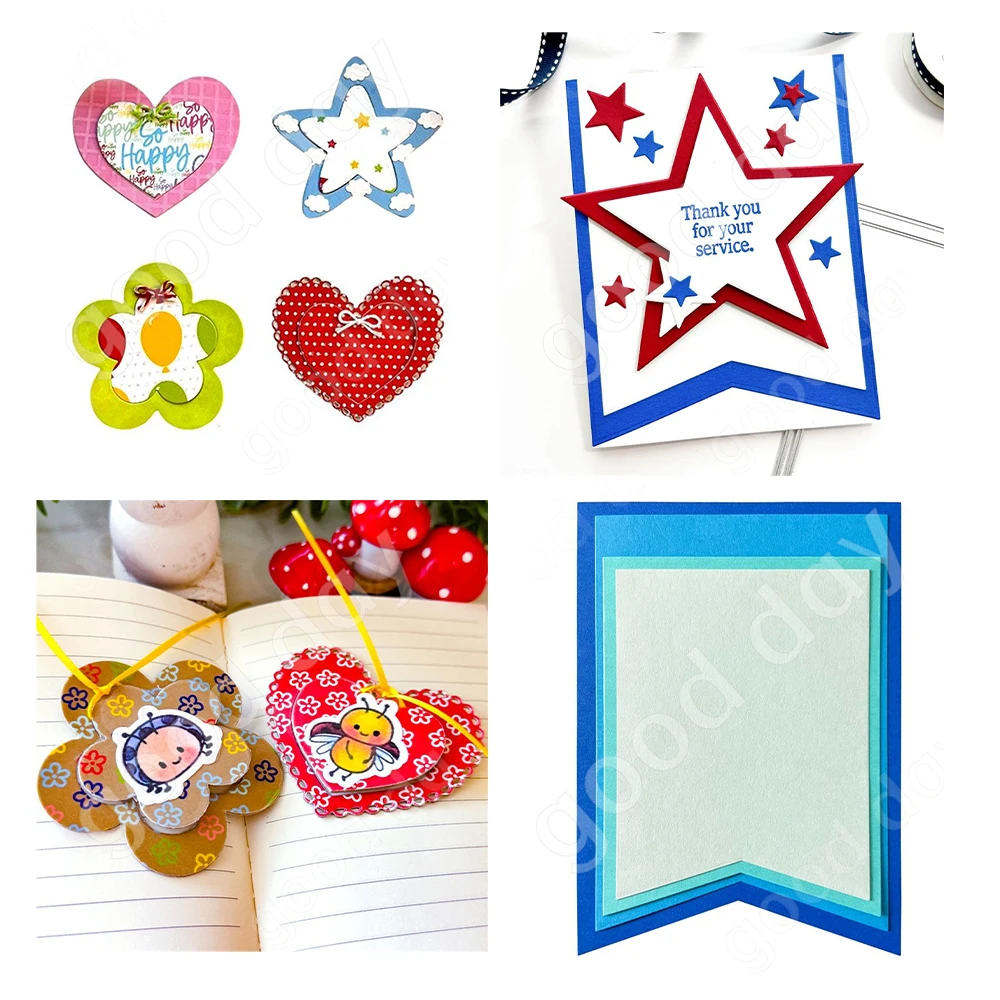 Shaped Bookmark Dies Set Metal Cutting Dies Embossing Crafts Scrapbooking DIY Holiday Gift Cards Greeting Cards Journals Albums
Shaped Bookmark Dies Set Metal Cutting Dies Embossing Crafts Scrapbooking DIY Holiday Gift Cards Greeting Cards Journals Albums