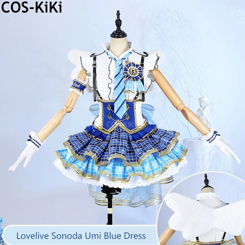 COS-KiKi Аниме Lovelive! Синее платье Sonoda Umi, игровой костюм, прекрасная униформа, карнавальный костюм на Хэллоуин, женский наряд для вечеринки
COS-KiKi Аниме Lovelive! Синее платье Sonoda Umi, игровой костюм, прекрасная униформа, карнавальный костюм на Хэллоуин, женский наряд для вечеринки