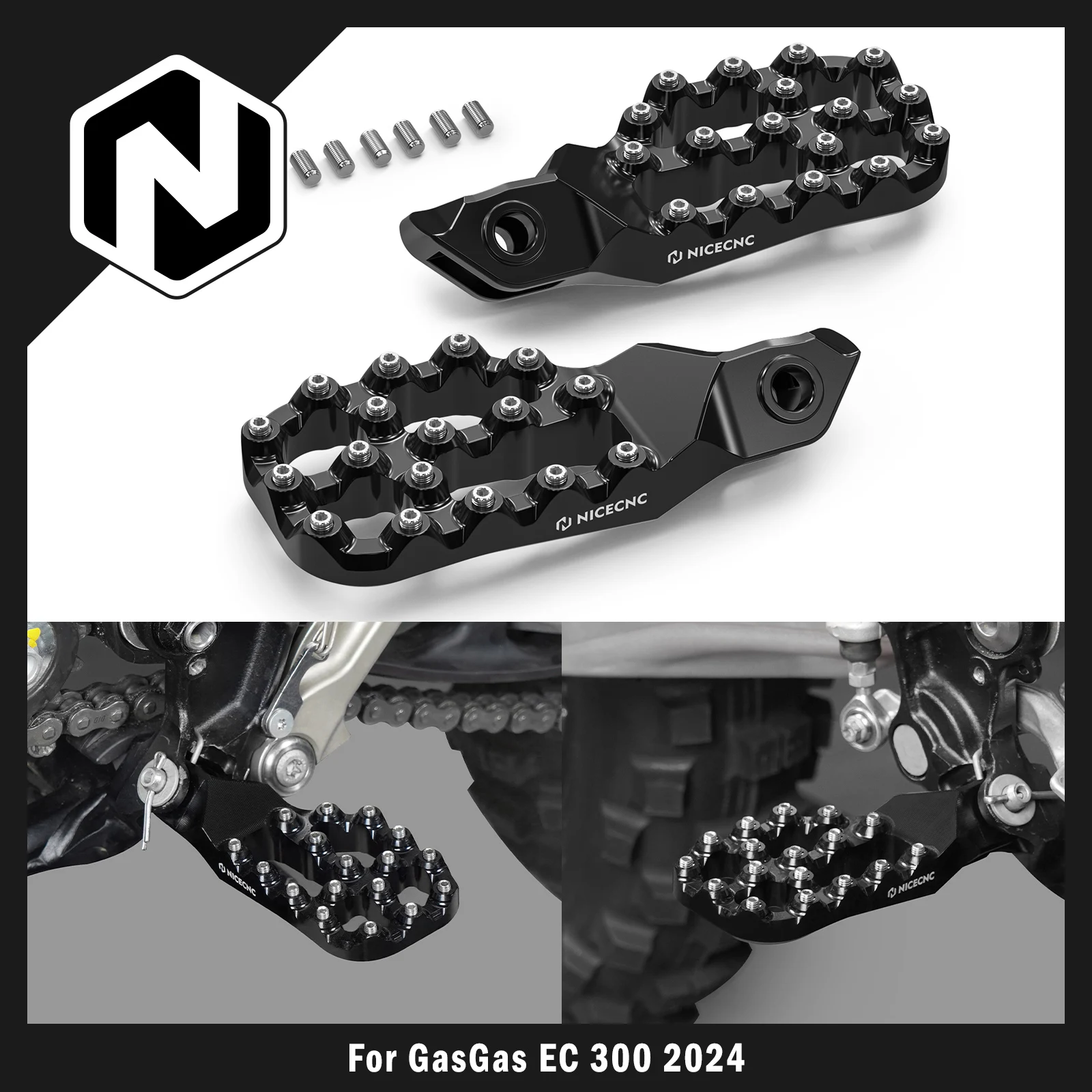 For GasGas EC 300 2024 EC 250 EC250F ECF 350 MC 125 MC 250F Offset Foot Pegs Footrests For KTM EXC 300 For Husqvarna TE 300
For GasGas EC 300 2024 EC 250 EC250F ECF 350 MC 125 MC 250F Offset Foot Pegs Footrests For KTM EXC 300 For Husqvarna TE 300