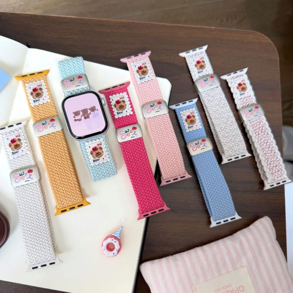 Braided Nylon Strap for Apple Watch 44mm 40mm 46mm 42mm 45mm 41mm 49mm Women Wristband iWatch Series 10 9 8 Ultra 7 6 SE 4 Band
Braided Nylon Strap for Apple Watch 44mm 40mm 46mm 42mm 45mm 41mm 49mm Women Wristband iWatch Series 10 9 8 Ultra 7 6 SE 4 Band