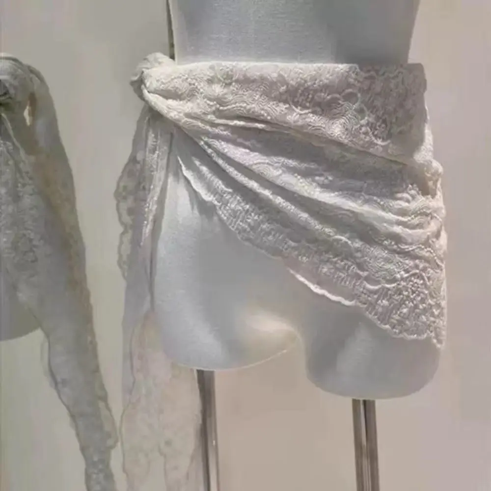 Trendy Lace Trim Fart Curtain Slim Fit Y2K Hip Curtain Pretty Clothing Accessories Apron Wrap Skirt for Women
Trendy Lace Trim Fart Curtain Slim Fit Y2K Hip Curtain Pretty Clothing Accessories Apron Wrap Skirt for Women