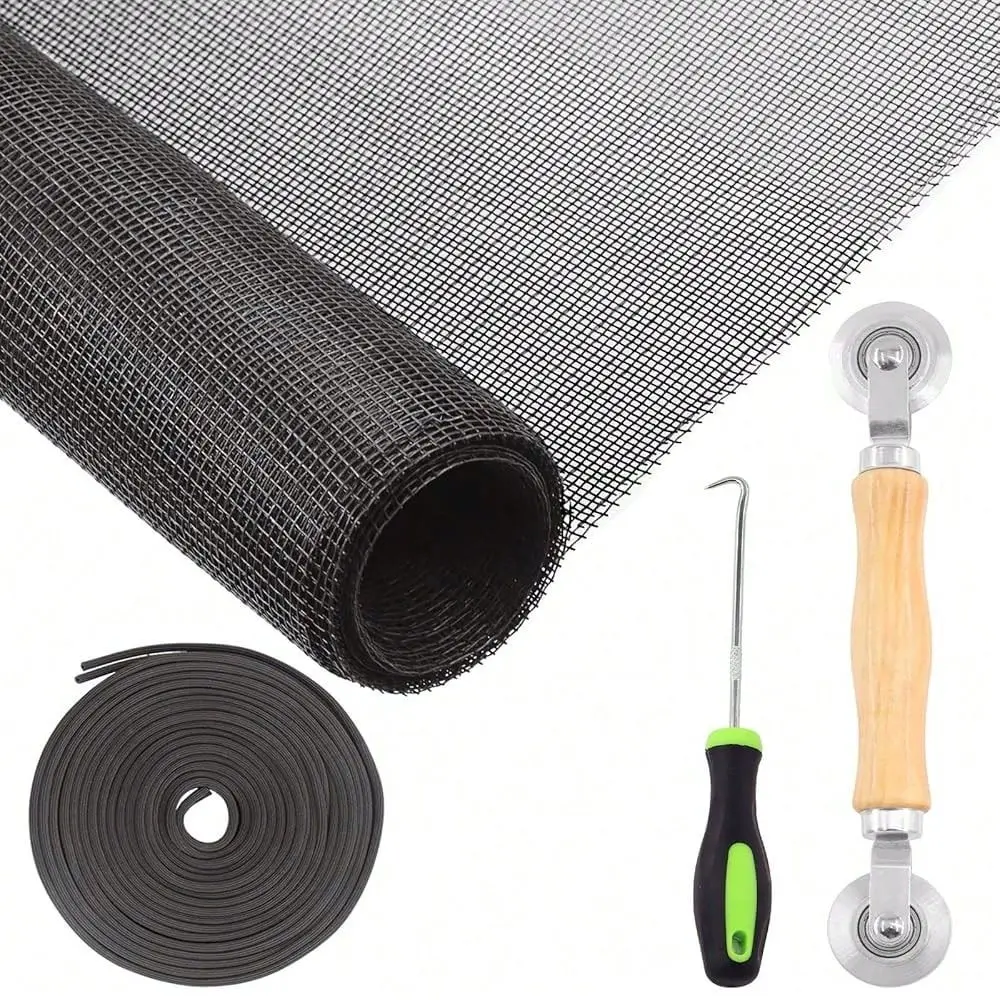 Black Window Screen Door Repair Replacement Includes 47 X98 Fiberglass Window Screen Mesh Spline Rolling Tool Screen Retainer S
Black Window Screen Door Repair Replacement Includes 47 X98 Fiberglass Window Screen Mesh Spline Rolling Tool Screen Retainer S