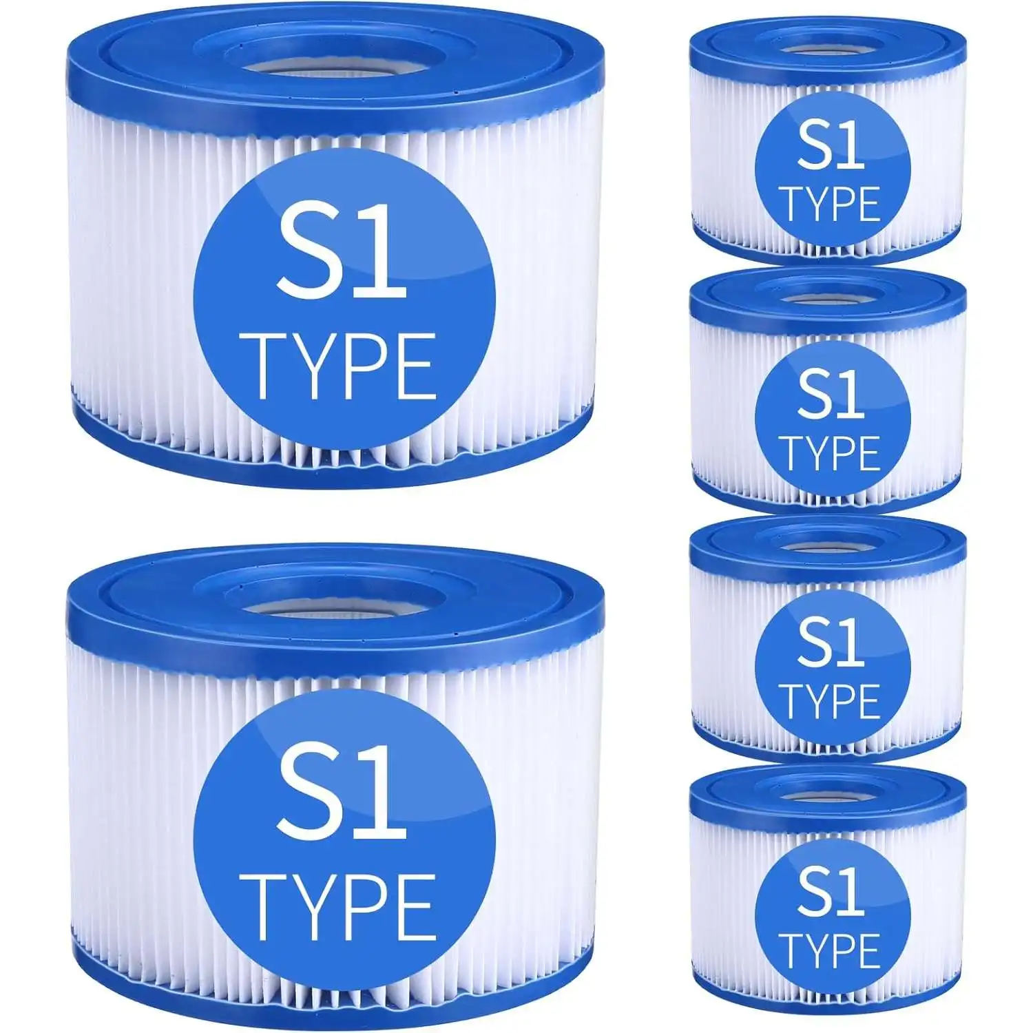 Hot Tub Filter for Intex PureSpa S1, Pool Spa Hot Tub Filters for JA29001 29001E, 28403E, 28407E, 28443E, 28453E, 28421E,11692
Hot Tub Filter for Intex PureSpa S1, Pool Spa Hot Tub Filters for JA29001 29001E, 28403E, 28407E, 28443E, 28453E, 28421E,11692